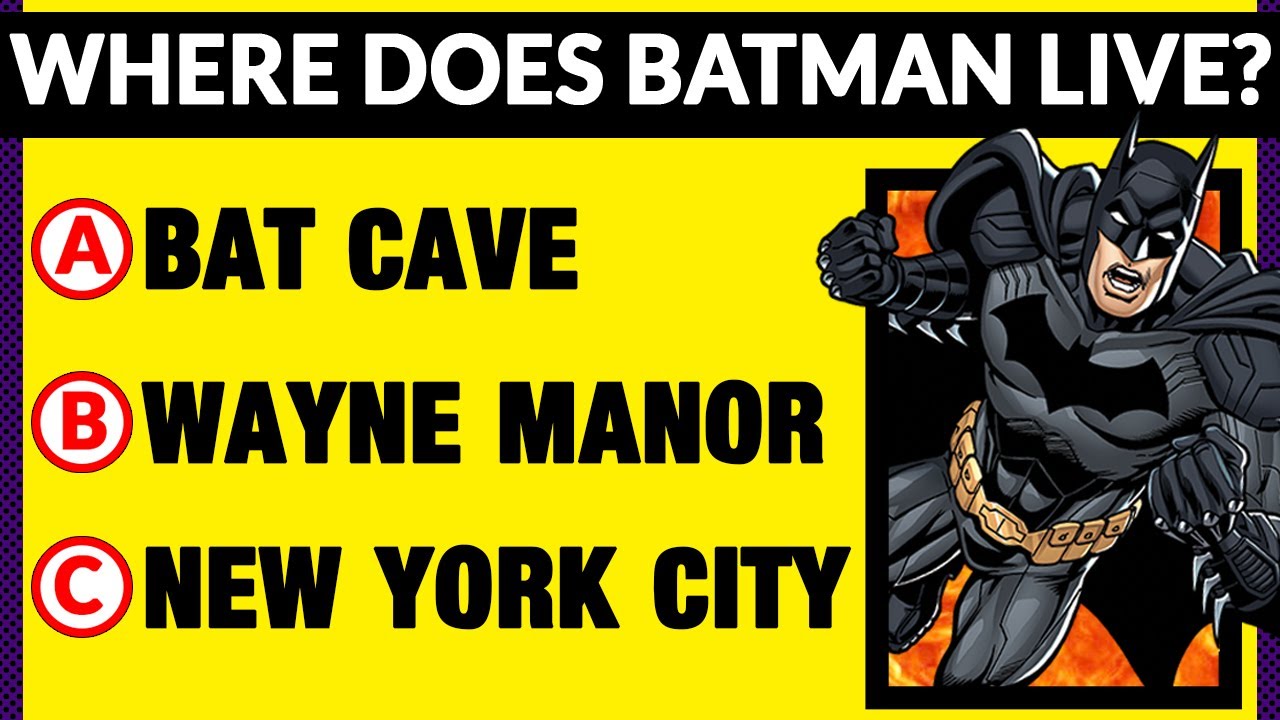 Only True Batman Fans can BEAT this quiz (Batman Trivia Quiz) - YouTube