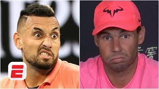 Rafael Nadal criticises Nick Kyrgios’ attitude, analyses Federer’s performance | Australian Open