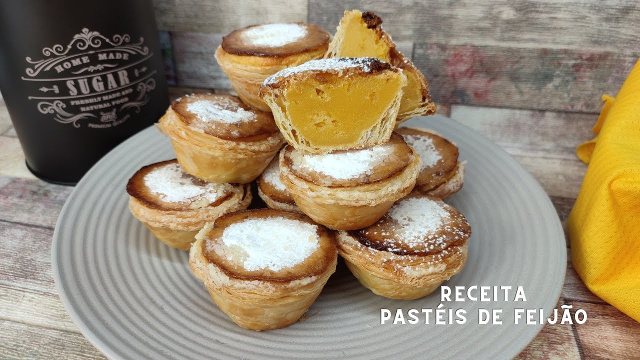 Receita de Pastéis de Feijão! 😊