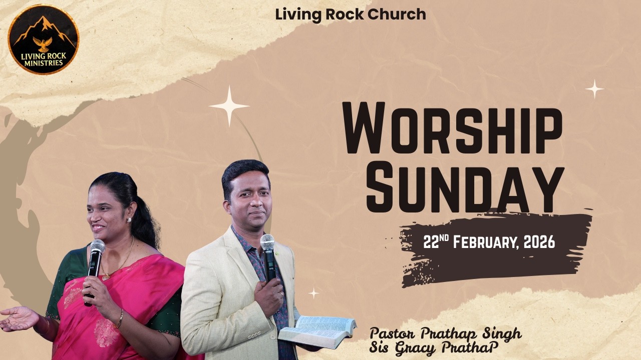 22nd February 2026 # Pas Prathap Singh #Sis Gracy Prathap #LivingRockChurch #chennai