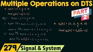 Multiple Operations on Discrete Time Signals (Part 2)