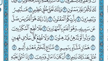 سوره القلم من ٩-١٦ ماهر المعيقلي