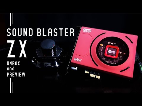 แกะกล่องพรีวิว | Cretive Sound Blaster ZX
