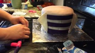 Making of Doc McStuffins Birthday Cake