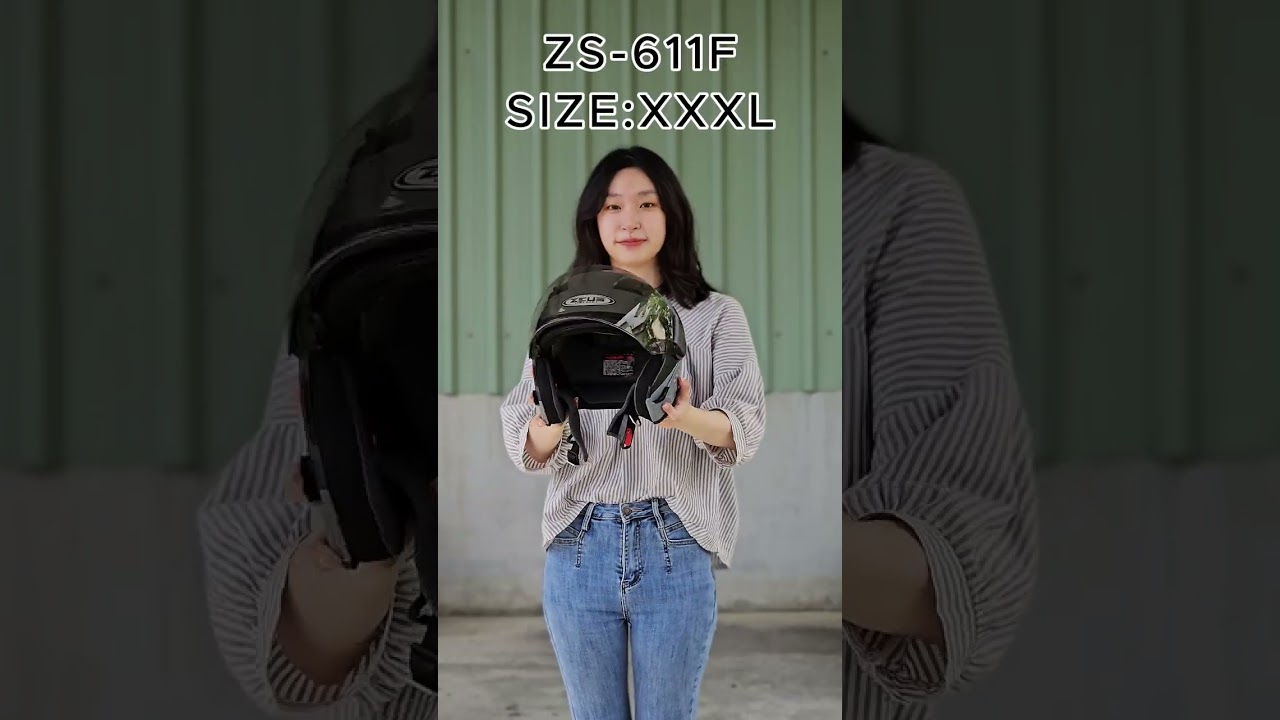 大頭有福囉! 超大安全帽!!!