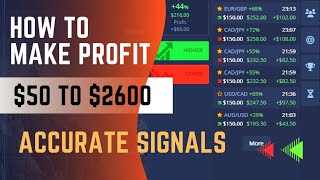 How To Turn $50 to $2600 - Pocket Option Strategy - Binary Trading Live