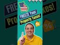 Get Your Property TAX FREEZE Now!