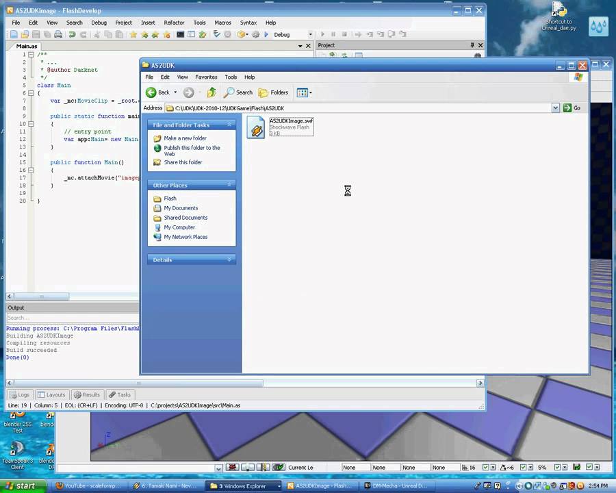 UDK FlashDevelop AS2 Loading Image