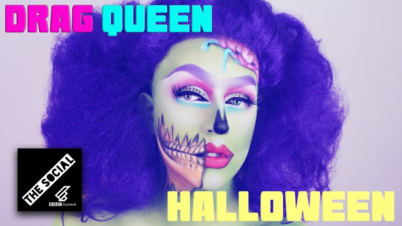 Drag Queen Halloween Transformation With Lawrence YouTube