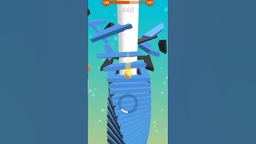 stack ball game play # level 140 # stack ball game play