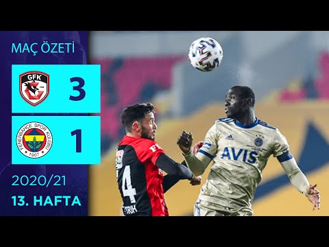 ÖZET: Gaziantep FK 3-1 Fenerbahçe | 13. Hafta - 2020/21