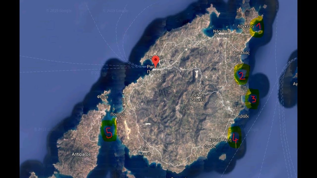 Paros spot guide Windsurf in Greece YouTube