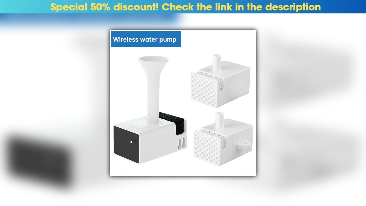 Flash Sale Wireless Submersible pump DIY Cat Water Fountain Wireless Pump Compatible with Model WF2