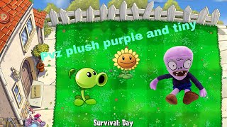 Pvz plush episode 3:purple and tiny (canceled)