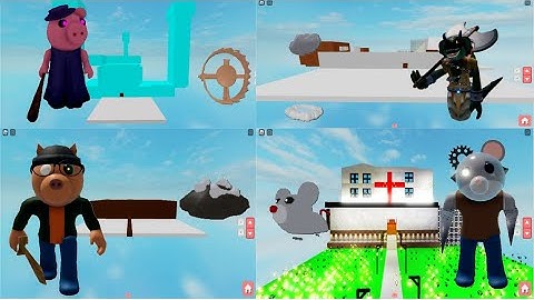 Roblox Piggy Random Map-Skin-and Trap Challenge part 1