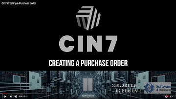 Cin7 Creating a Purchase order by Software4Business and XeroHero