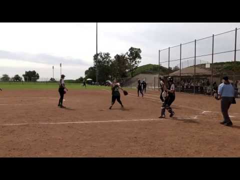 Hailey lays down the bunt and loads the bases!