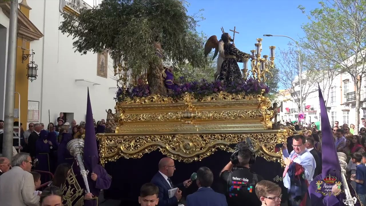 SEMANA SANTA 2023 UTRERA - LA ORACION EN EL HUERTO - SALIDA DE LA CAPILLA DE SAN BARTOLOMÉ