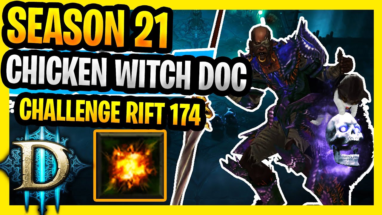 Diablo 3 Challenge Rift 174 Angry Chicken Witch Doctor Challenge Rift