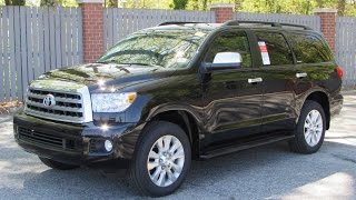 2015 Toyota Sequoia Platinum 4WD Start Up, Exhaust, and In Depth Review