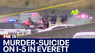 Deadly shooting investigation causes backups on I-5 in Everett