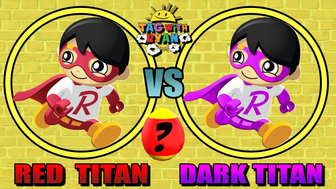 Tag with Ryan Red Titan vs Dark Titan All Characters Unlocked Combo Panda Gameplay All