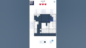 Nonogram Level 48 #nonogram #gaming #shorts