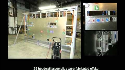 The Hill Group -- Patient Room Headwall Fabrication