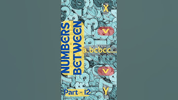 Class 9 | Mathematics | Number System  | Find numbers between 2 numbers | #shorts #class9 | Part -12
