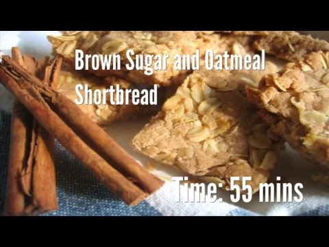 Brown Sugar and Oatmeal Shortbread Recipe