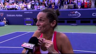Best Interview Ive Ever Seen Vinci After Upsetting Serena Williams In Semifinal
