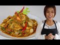 Gebratenes Gelbes Curry Rezept - Thailändisch Kochen