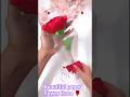 👉Trending beautiful 😍 paper rose 🌹| Easy Craft at Home🔥#diy #shorts #shortvideo #craft  #viral  #art