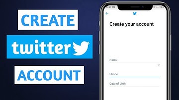 How To Create Twitter Account.