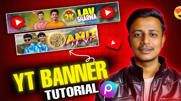 How To Make a PROFESSIONAL YouTube Banner in Mobile | how to make youtube banner