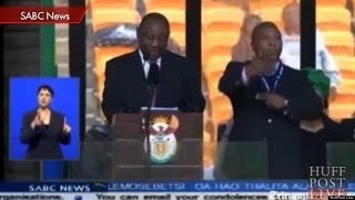 Mandela Memorial Interpreter Was A Fake