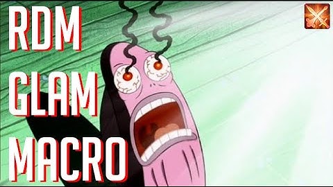 Red Mage Glamour macro [FFXIV]