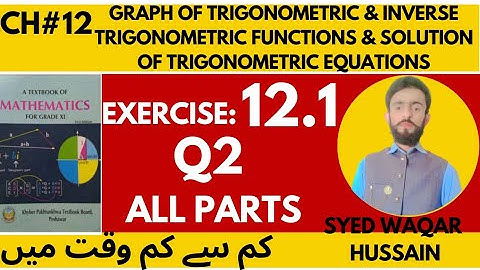 EX 12.1 Q2 11th Math FBISE & KPK Sir Waqar Hussain