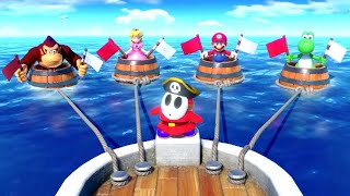 Mario Party Superstars Minigames - Dk Vs Mario Vs Peach Vs Yoshi Master Cpu