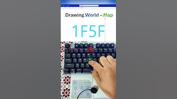 Press This Shortcut to Draw a World Map in MS Word – It Feels Like Magic! #keyboard #world #map #MS