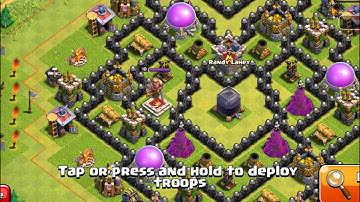 Dark elixir farming!  BARCH attacking!