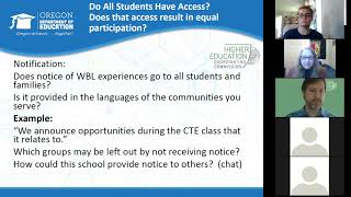 Work Based Learning and Data