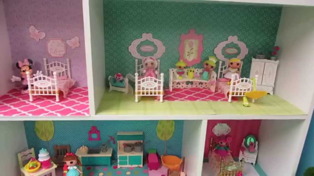 Diy Dollhouse For Mini Lalaloopsy Dolls From A Closetmaid Mini