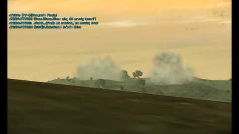 Project Reality v0.97 - Apache Attacking a Group of Infantry