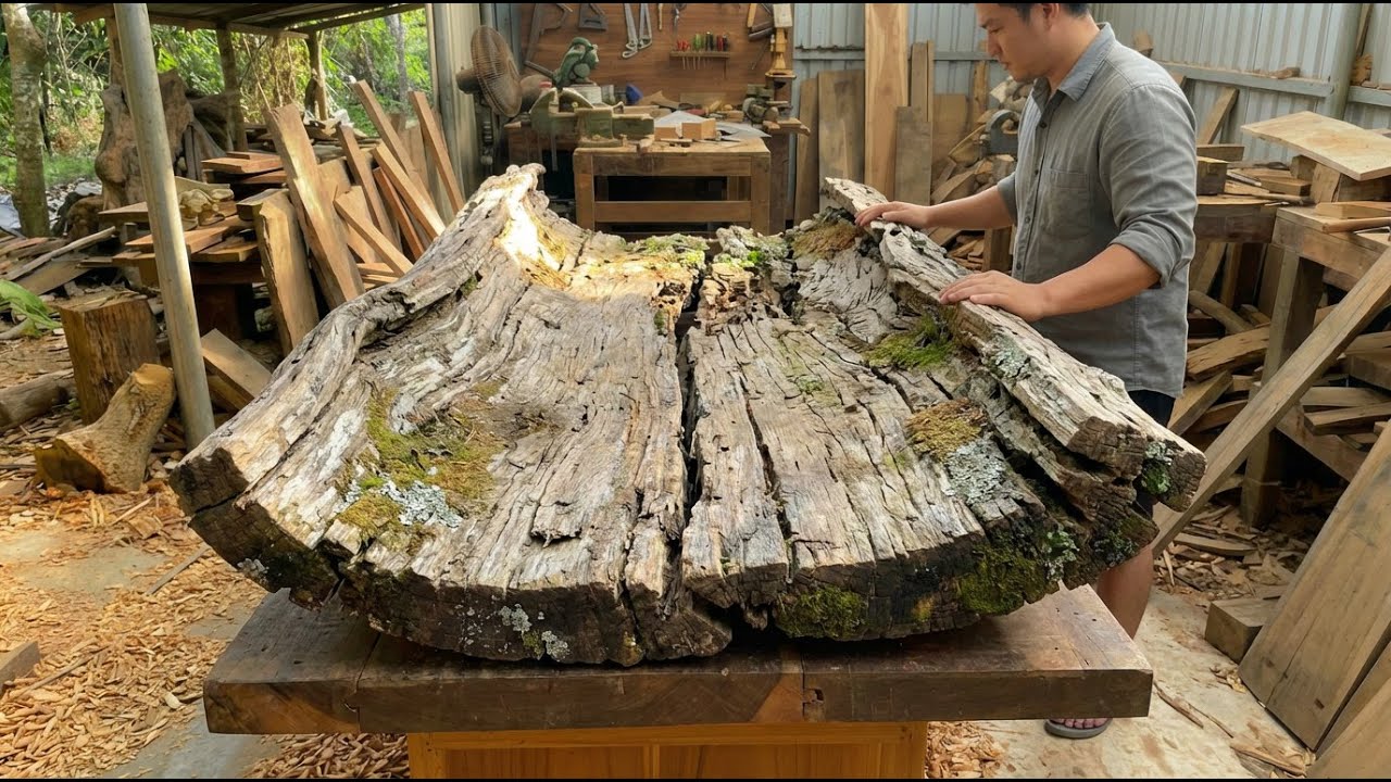 This Craftsman Found Wildly Warped Wood — Watch What Happens