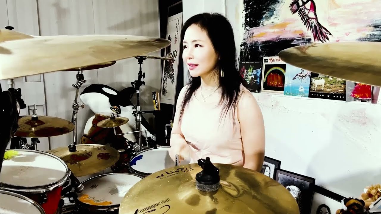 Black Sabbath Heaven and hell drum cover by Ami Kim (209)