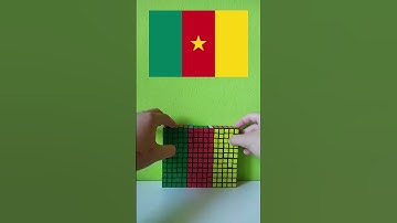 Flag of Cameroon in the Rubik