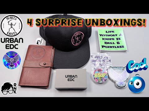 Can you guess what my 4 quick fun unboxings are?