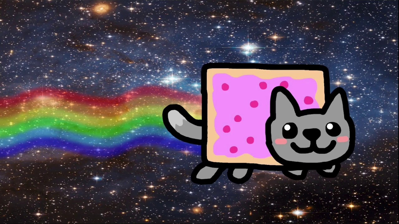 Включи nyan cat theme. Обои на рабочий стол нян Кэт.