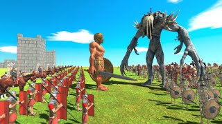 Who is the King - Giant Achilles or Scourge? | Animal Revolt Battle Simulator